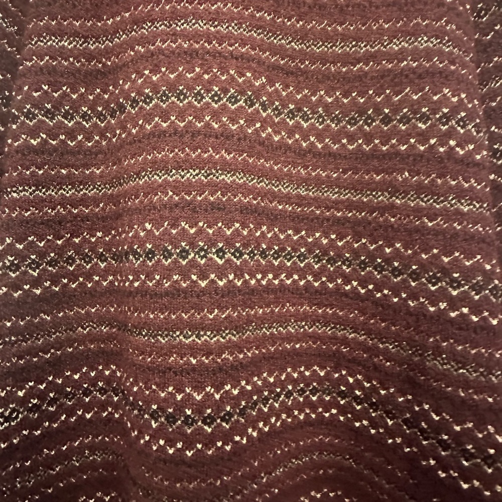 Women's Loft Barely Worn Size Medium Burgundy Sweater Dress - Picture 3 of 3